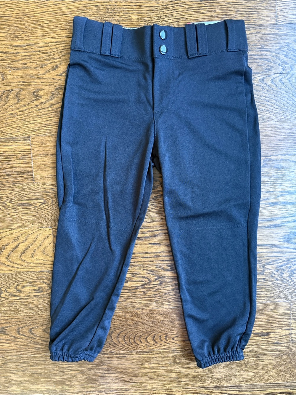 Kids Elastic Cuff Joggers in Black